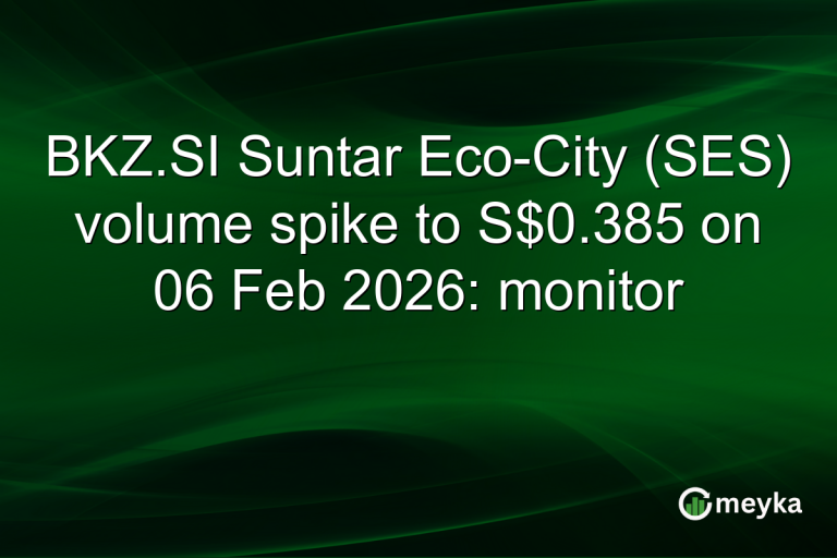 BKZ.SI Suntar Eco-City (SES) volume spike to S$0.385 on 06 Feb 2026: monitor