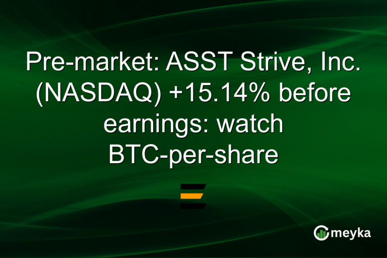 Pre-market: ASST Strive, Inc. (NASDAQ) +15.14% before earnings: watch BTC-per-share