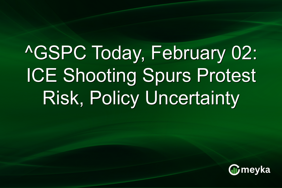 ^GSPC Today, February 02: ICE Shooting Spurs Protest Risk, Policy Uncertainty