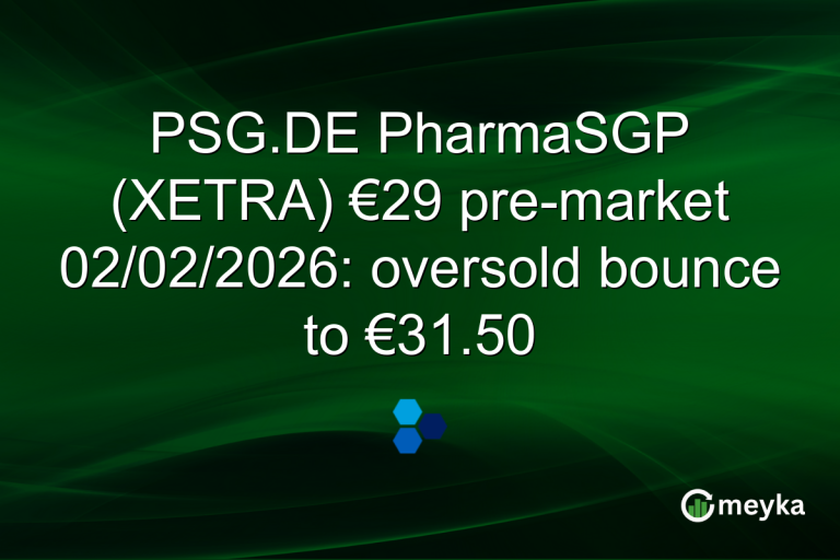 PSG.DE PharmaSGP (XETRA) €29 pre-market 02/02/2026: oversold bounce to €31.50
