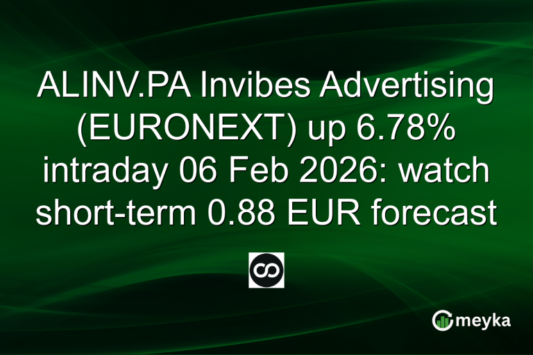 ALINV.PA Invibes Advertising (EURONEXT) up 6.78% intraday 06 Feb 2026: watch short-term 0.88 EUR forecast
