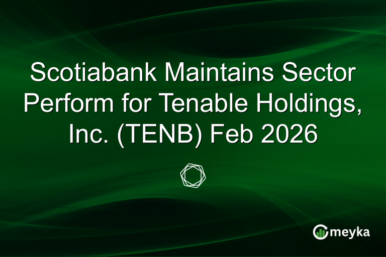 Scotiabank Maintains Sector Perform for Tenable Holdings, Inc. (TENB) Feb 2026