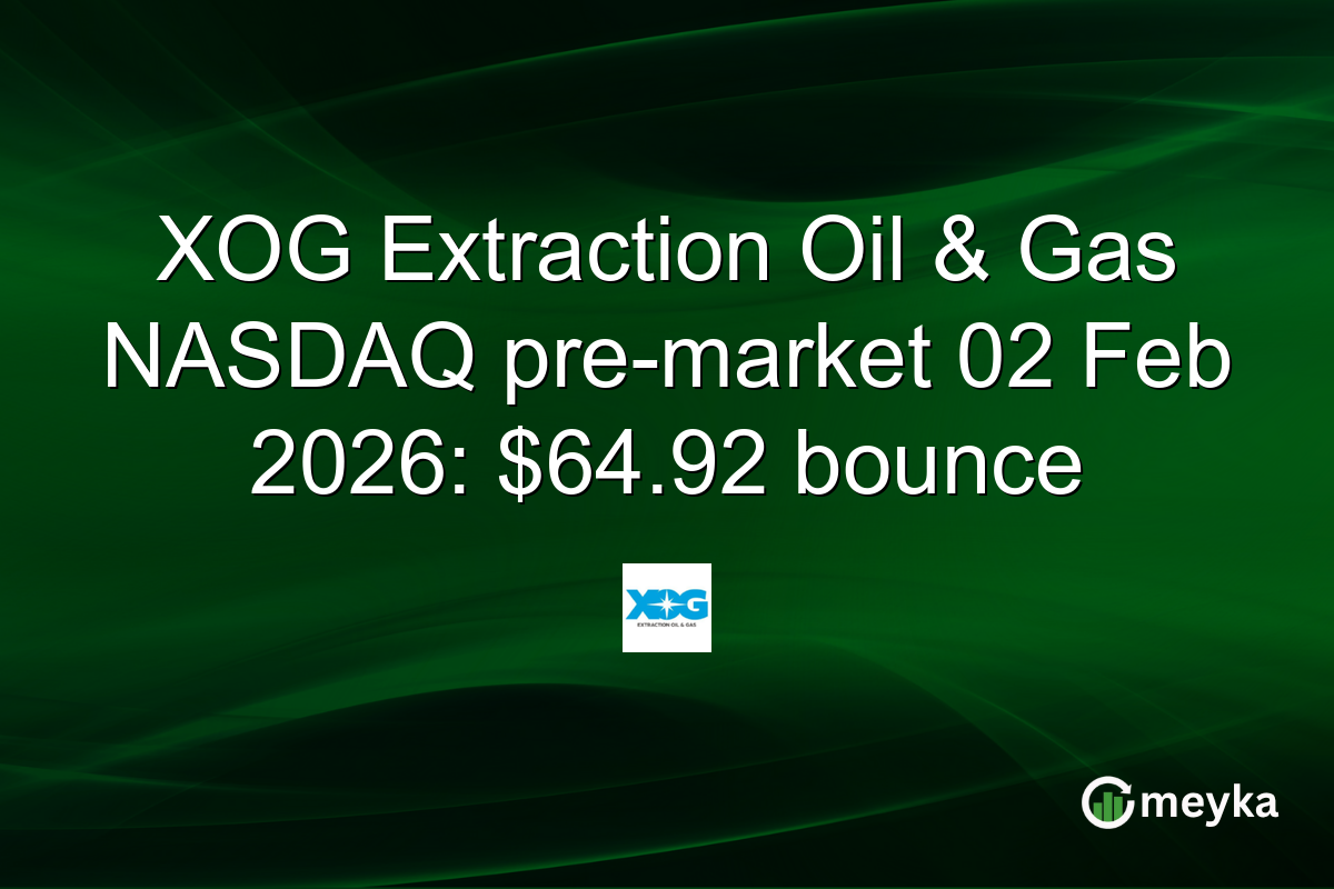 XOG Extraction Oil & Gas NASDAQ pre-market 02 Feb 2026: $64.92 bounce