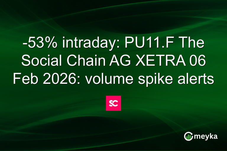 -53% intraday: PU11.F The Social Chain AG XETRA 06 Feb 2026: volume spike alerts