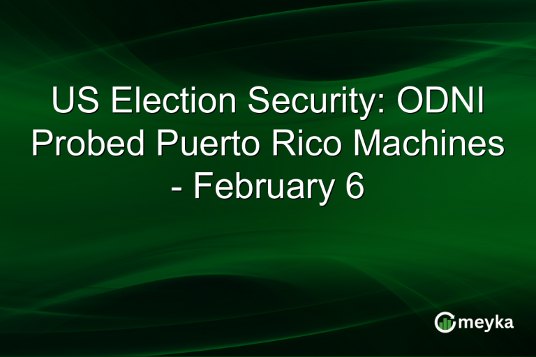 US Election Security: ODNI Probed Puerto Rico Machines - February 6