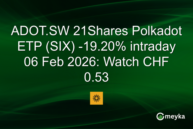ADOT.SW 21Shares Polkadot ETP (SIX) -19.20% intraday 06 Feb 2026: Watch CHF 0.53