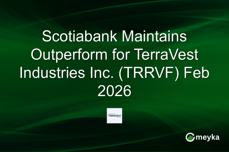 Scotiabank Maintains Outperform for TerraVest Industries Inc. (TRRVF) Feb 2026
