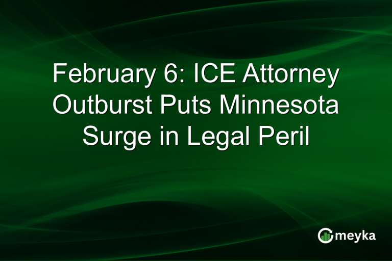 February 6: ICE Attorney Outburst Puts Minnesota Surge in Legal Peril