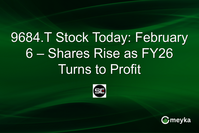 9684.T Stock Today: February 6 – Shares Rise as FY26 Turns to Profit