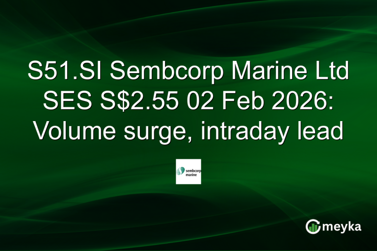 S51.SI Sembcorp Marine Ltd SES S$2.55 02 Feb 2026: Volume surge, intraday lead