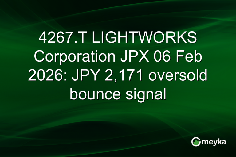4267.T LIGHTWORKS Corporation JPX 06 Feb 2026: JPY 2,171 oversold bounce signal