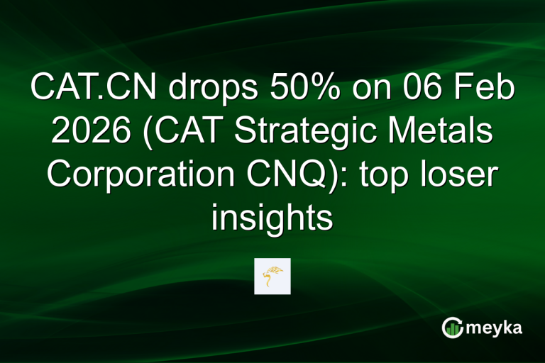 CAT.CN drops 50% on 06 Feb 2026 (CAT Strategic Metals Corporation CNQ): top loser insights