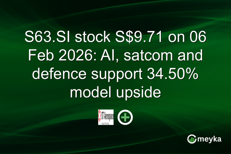 S63.SI stock S$9.71 on 06 Feb 2026: AI, satcom and defence support 34.50% model upside