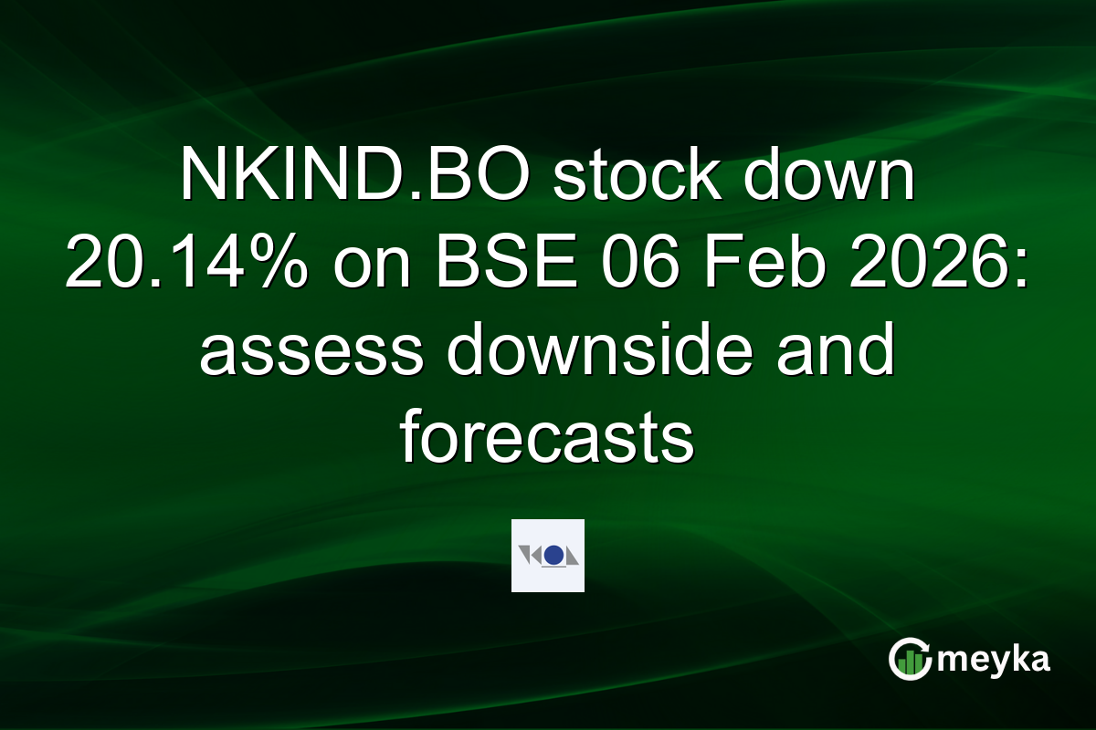 NKIND.BO stock down 20.14% on BSE 06 Feb 2026: assess downside and forecasts