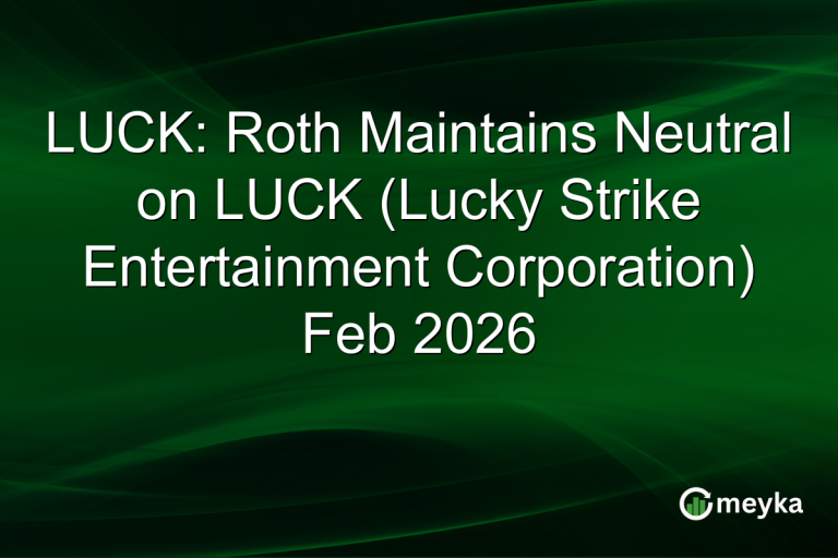 LUCK: Roth Maintains Neutral on LUCK (Lucky Strike Entertainment Corporation) Feb 2026