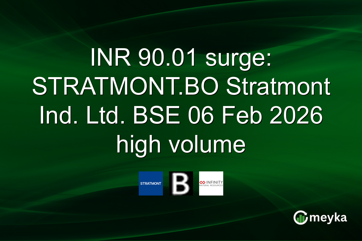 INR 90.01 surge: STRATMONT.BO Stratmont Ind. Ltd. BSE 06 Feb 2026 high volume