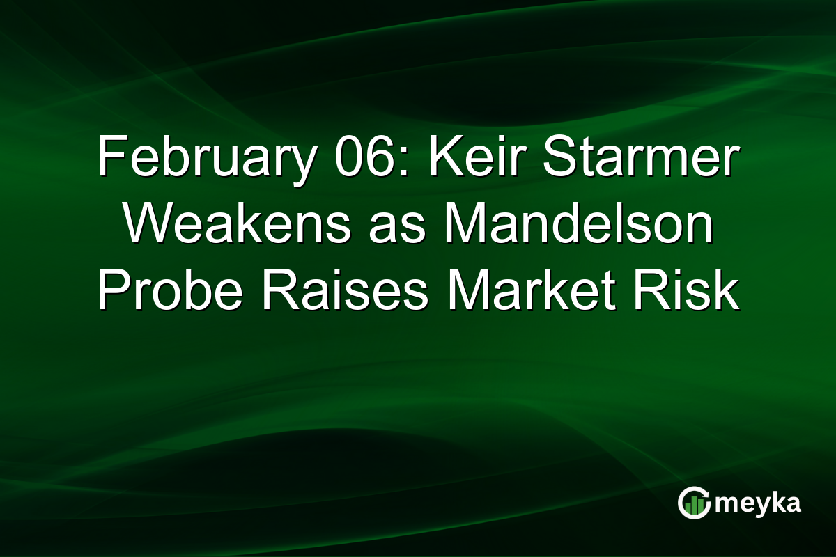 February 06: Keir Starmer Weakens as Mandelson Probe Raises Market Risk