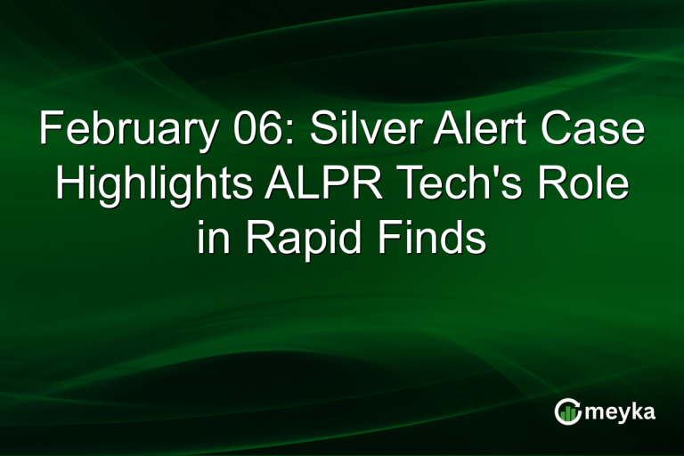 February 06: Silver Alert Case Highlights ALPR Tech's Role in Rapid Finds