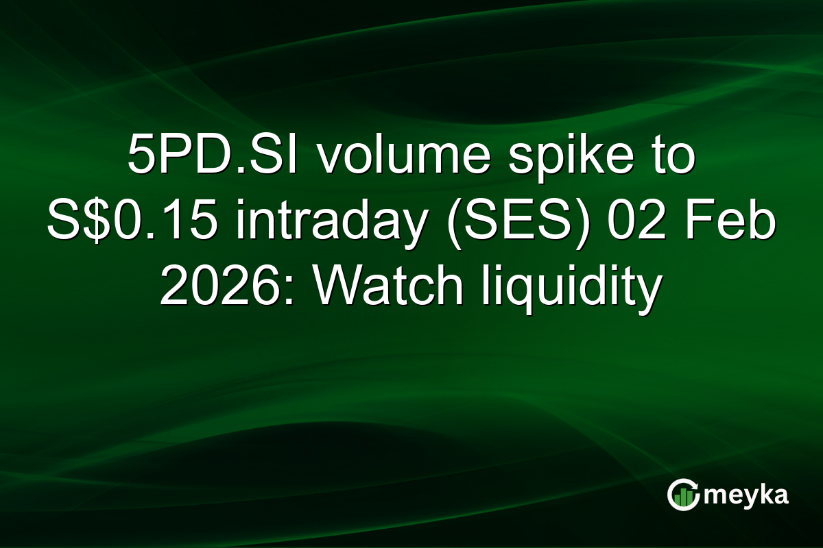 5PD.SI volume spike to S$0.15 intraday (SES) 02 Feb 2026: Watch liquidity