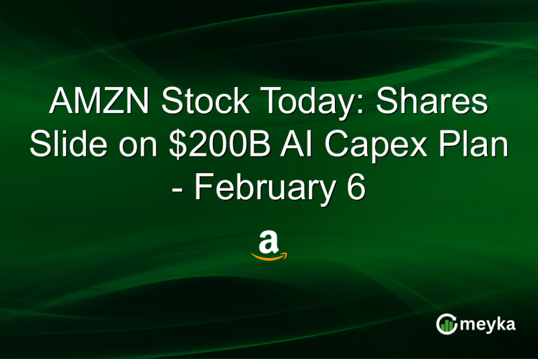 AMZN Stock Today: Shares Slide on $200B AI Capex Plan - February 6