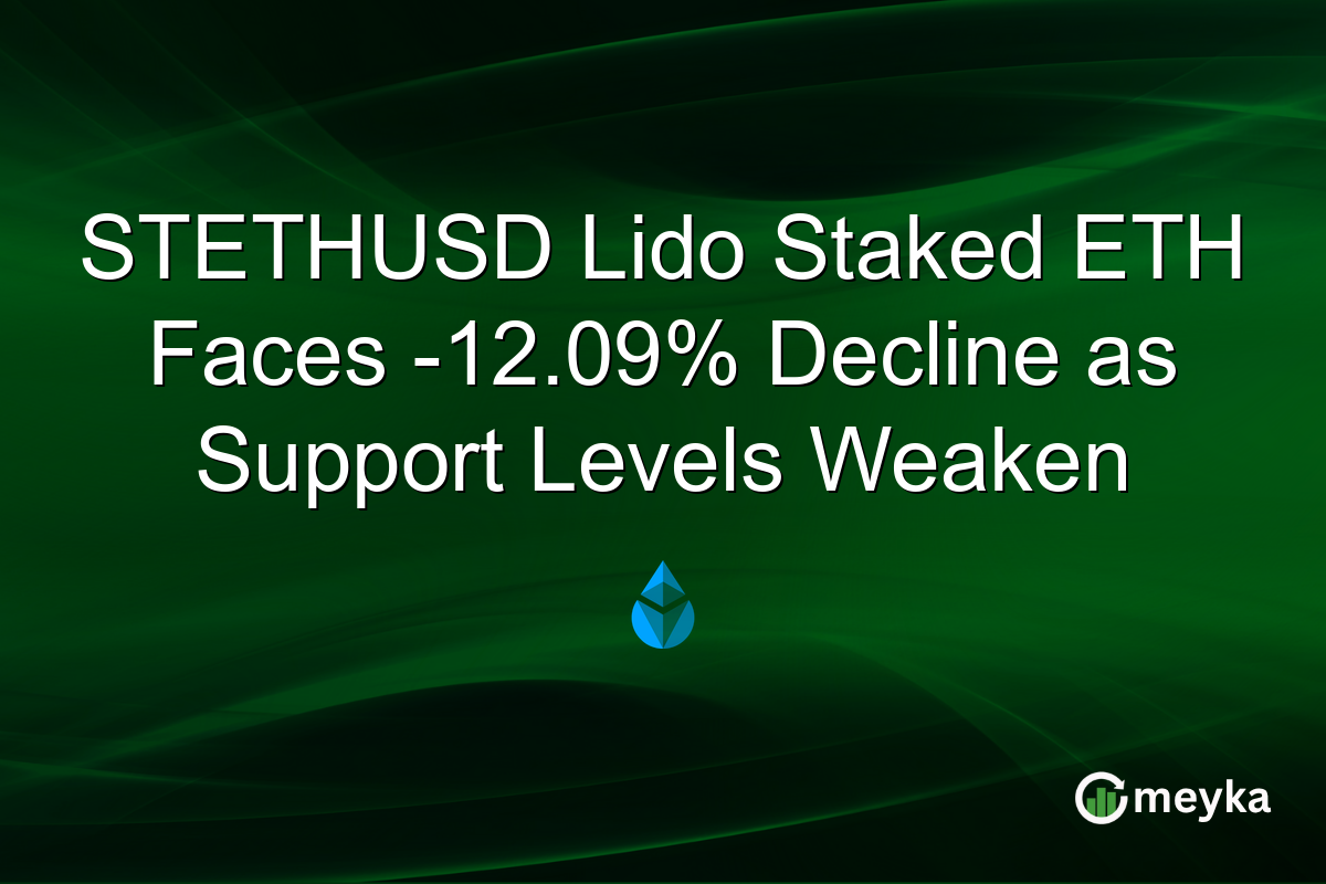 STETHUSD Lido Staked ETH Faces -12.09% Decline as Support Levels Weaken