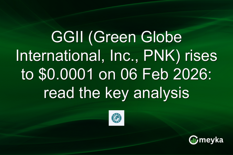 GGII (Green Globe International, Inc., PNK) rises to $0.0001 on 06 Feb 2026: read the key analysis