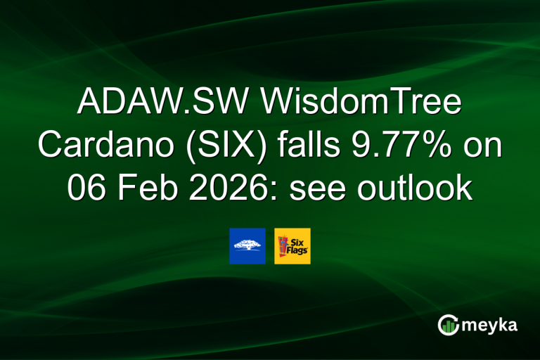 ADAW.SW WisdomTree Cardano (SIX) falls 9.77% on 06 Feb 2026: see outlook