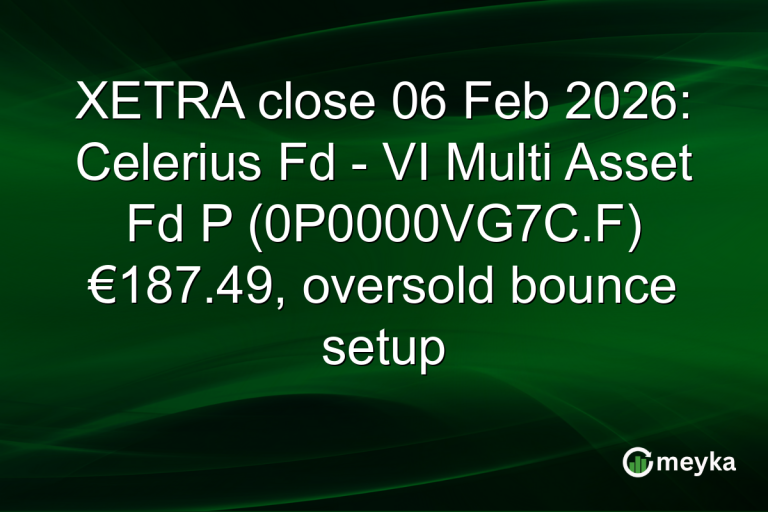 XETRA close 06 Feb 2026: Celerius Fd - VI Multi Asset Fd P (0P0000VG7C.F) €187.49, oversold bounce setup