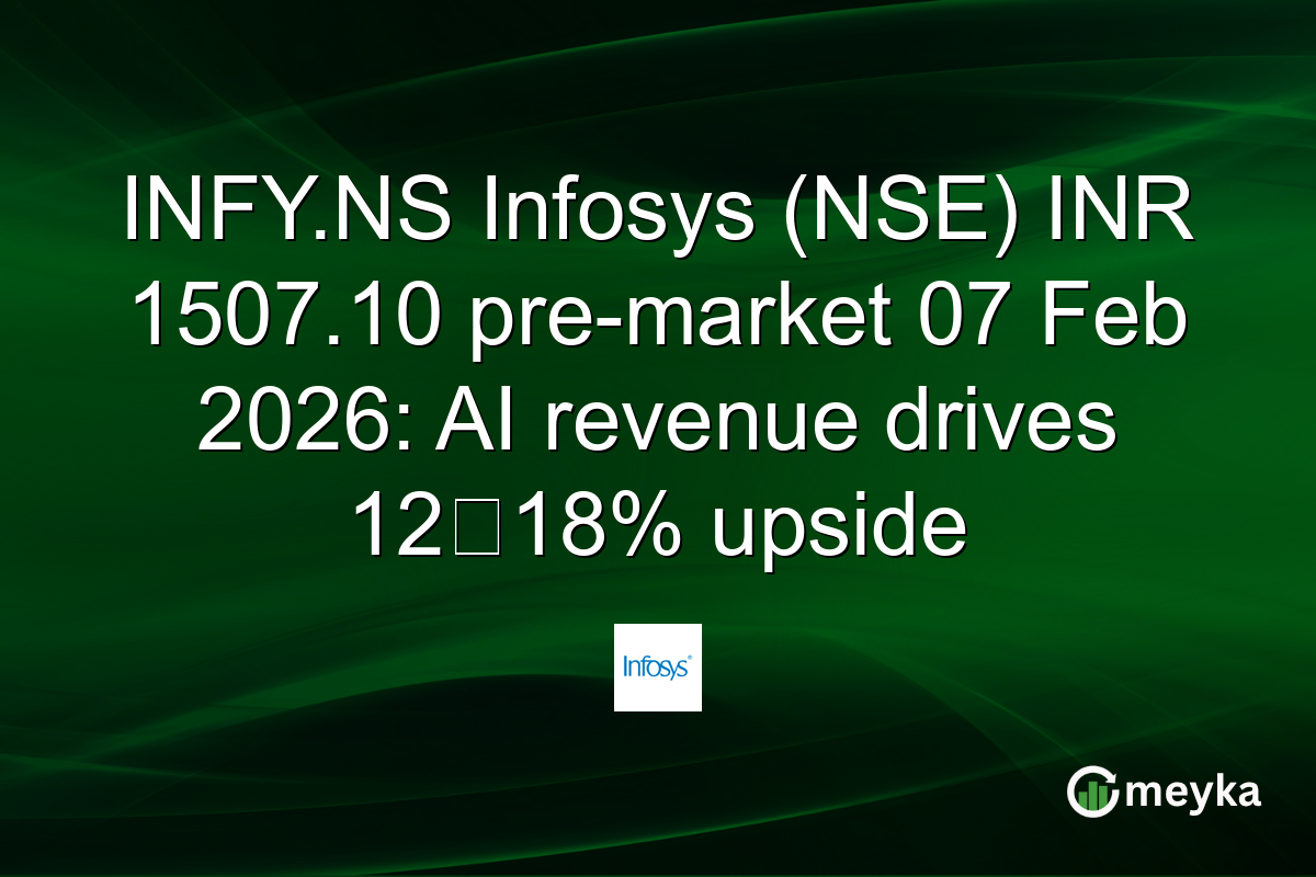 INFY.NS Infosys (NSE) INR 1507.10 pre-market 07 Feb 2026: AI revenue drives 12‑18% upside