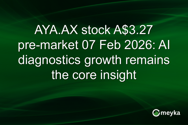 AYA.AX stock A$3.27 pre-market 07 Feb 2026: AI diagnostics growth remains the core insight