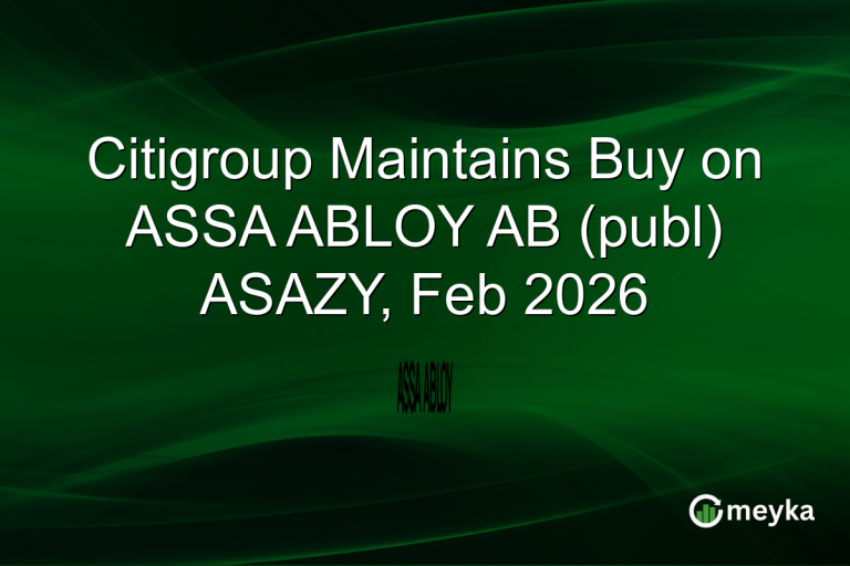 Citigroup Maintains Buy on ASSA ABLOY AB (publ) ASAZY, Feb 2026