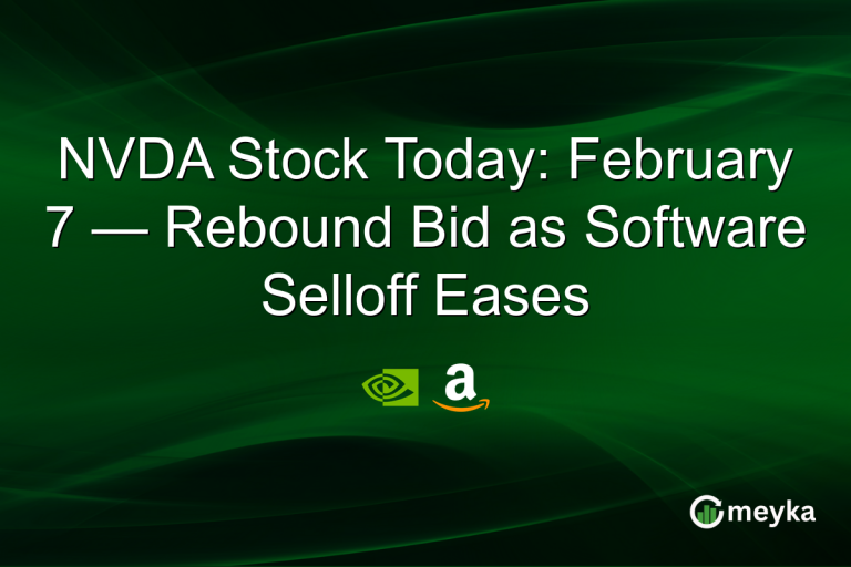 NVDA Stock Today: February 7 — Rebound Bid as Software Selloff Eases