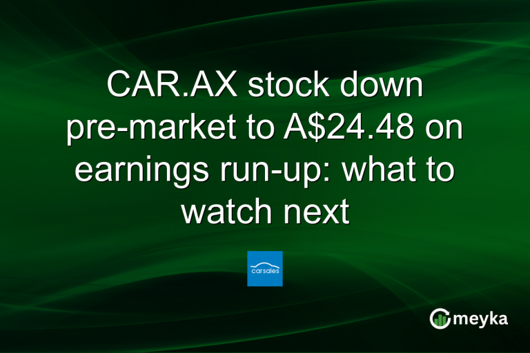 CAR.AX stock down pre-market to A$24.48 on earnings run-up: what to watch next