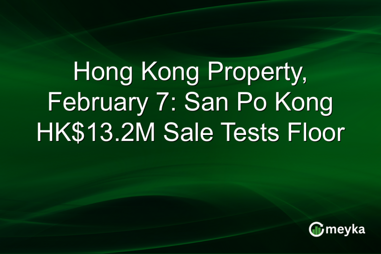 Hong Kong Property, February 7: San Po Kong HK$13.2M Sale Tests Floor