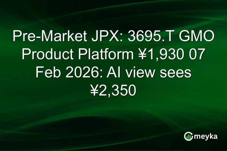 Pre-Market JPX: 3695.T GMO Product Platform ¥1,930 07 Feb 2026: AI view sees ¥2,350