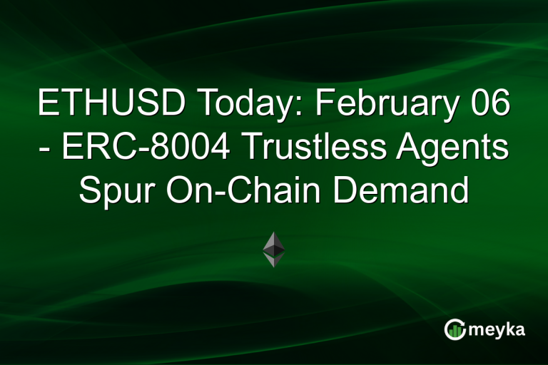 ETHUSD Today: February 06 - ERC-8004 Trustless Agents Spur On-Chain Demand