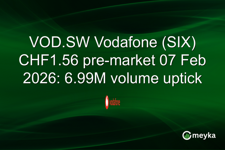 VOD.SW Vodafone (SIX) CHF1.56 pre-market 07 Feb 2026: 6.99M volume uptick