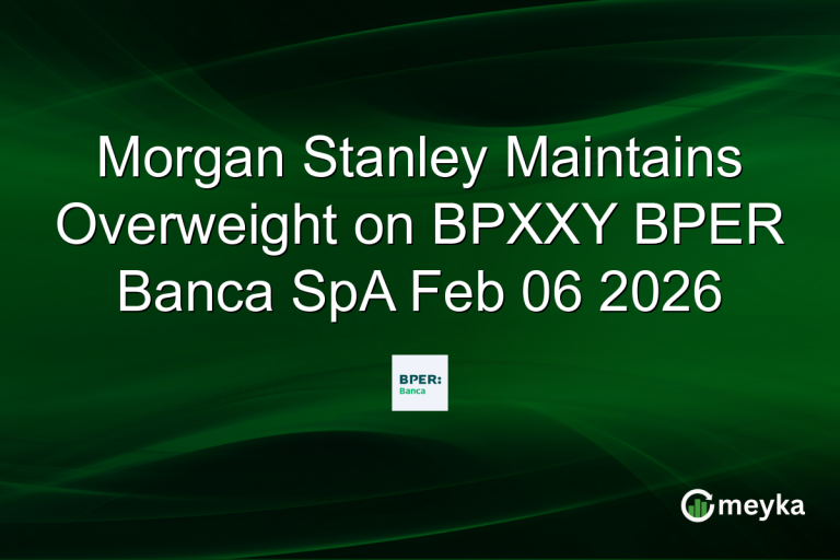 Morgan Stanley Maintains Overweight on BPXXY BPER Banca SpA Feb 06 2026