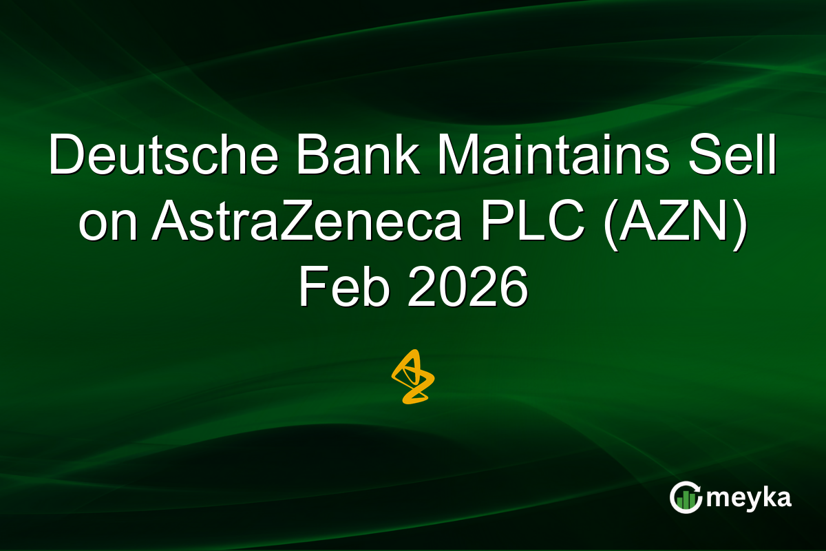 Deutsche Bank Maintains Sell on AstraZeneca PLC (AZN) Feb 2026