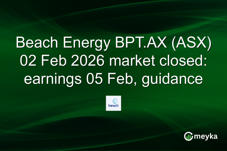 Beach Energy BPT.AX (ASX) 02 Feb 2026 market closed: earnings 05 Feb, guidance
