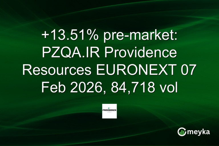 +13.51% pre-market: PZQA.IR Providence Resources EURONEXT 07 Feb 2026, 84,718 vol