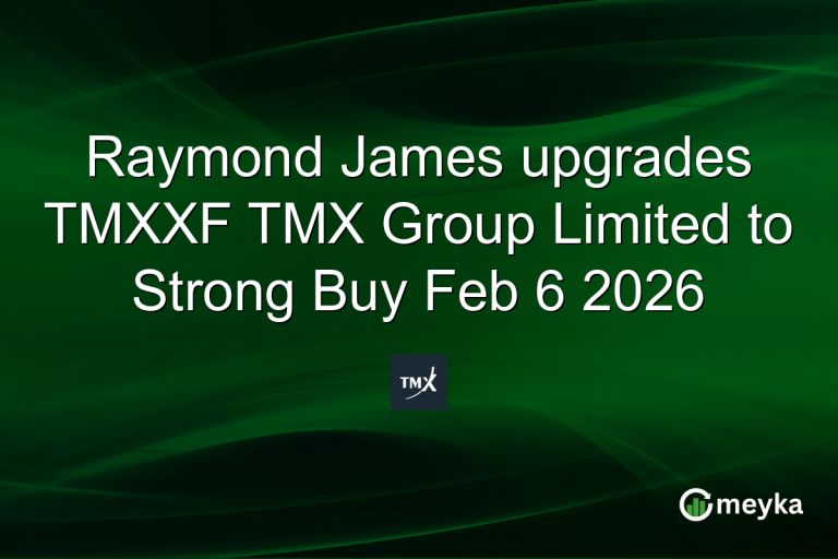 Raymond James upgrades TMXXF TMX Group Limited to Strong Buy Feb 6 2026