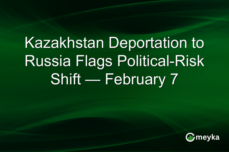 Kazakhstan Deportation to Russia Flags Political-Risk Shift — February 7