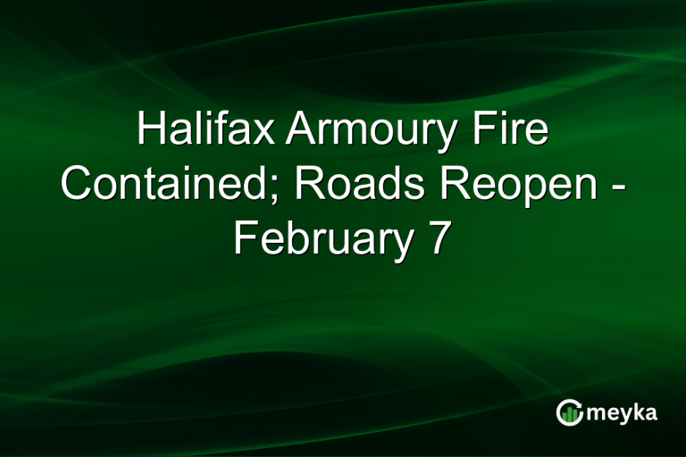 Halifax Armoury Fire Contained; Roads Reopen - February 7