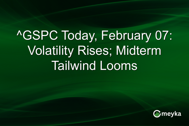 ^GSPC Today, February 07: Volatility Rises; Midterm Tailwind Looms