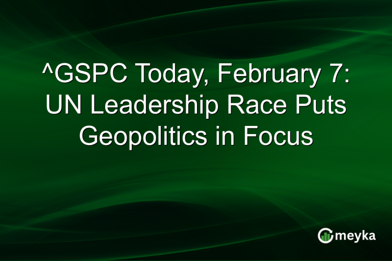 ^GSPC Today, February 7: UN Leadership Race Puts Geopolitics in Focus