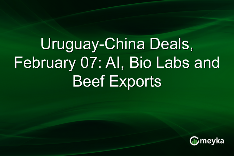 Uruguay-China Deals, February 07: AI, Bio Labs and Beef Exports