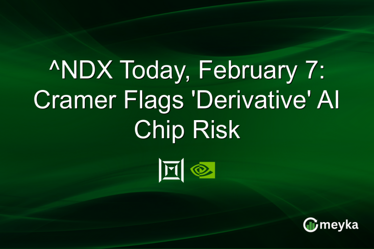 ^NDX Today, February 7: Cramer Flags 'Derivative' AI Chip Risk