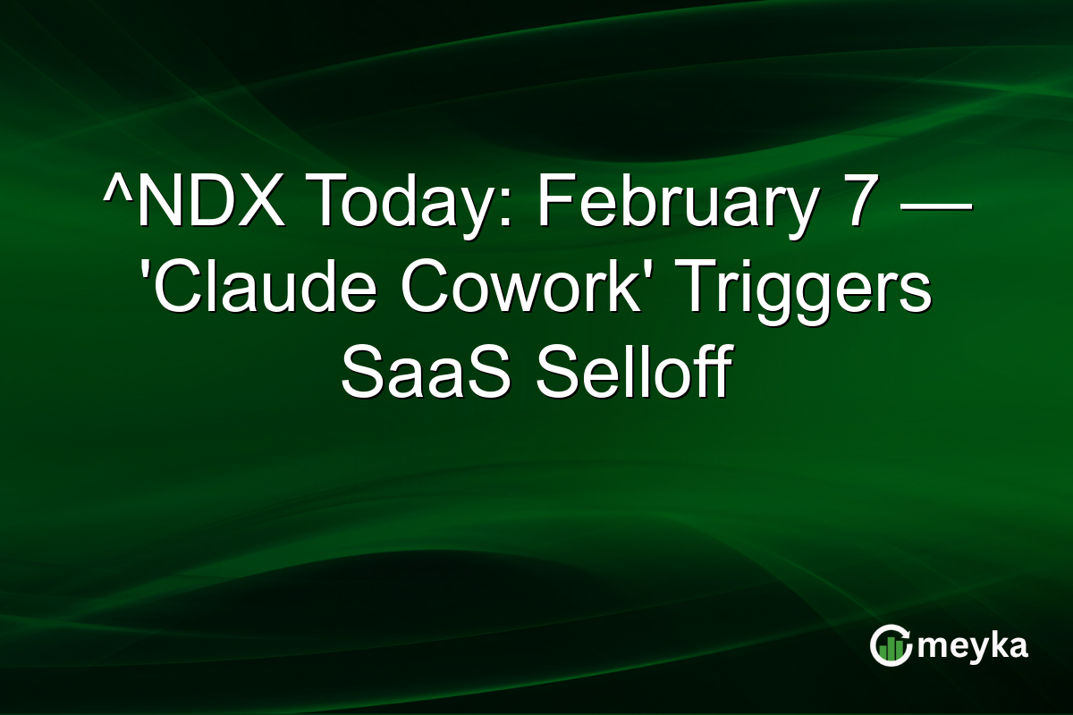 ^NDX Today: February 7 — 'Claude Cowork' Triggers SaaS Selloff