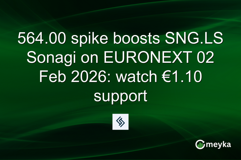 564.00 spike boosts SNG.LS Sonagi on EURONEXT 02 Feb 2026: watch €1.10 support